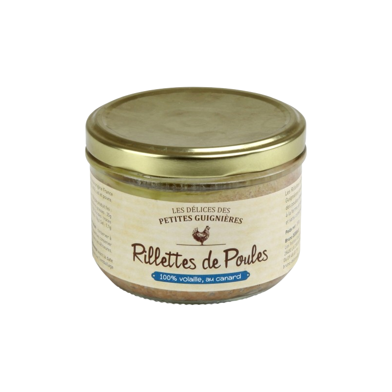 Rillettes de poules au canard