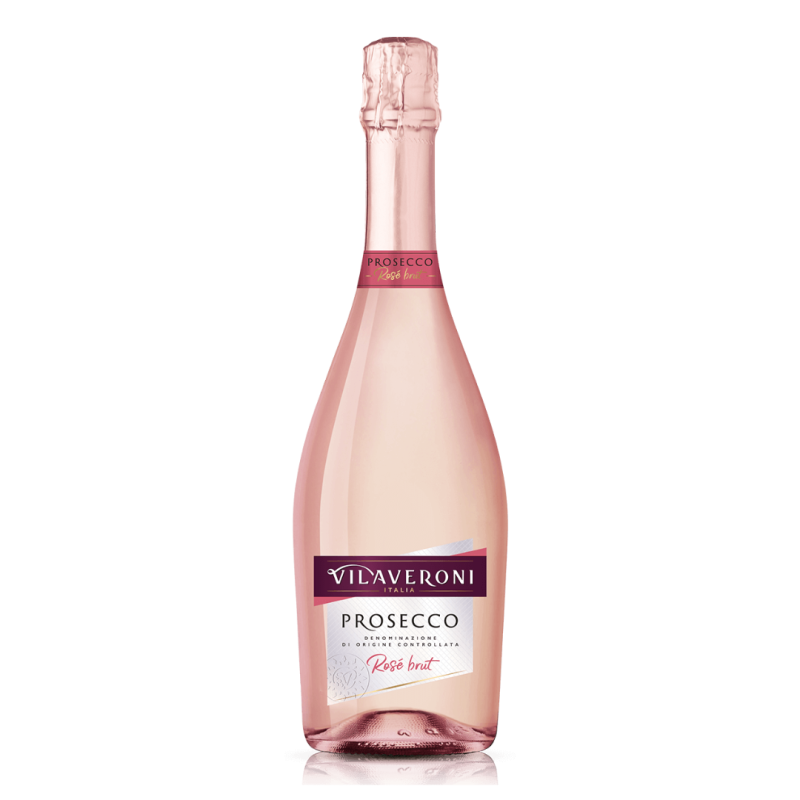 Vilaveroni Prosecco Rosé Brut : Élégance et Fraîcheur