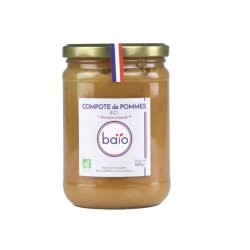 Compote de Pomme Sans Morceaux BAIO : Douceur Naturelle et 100% Bio